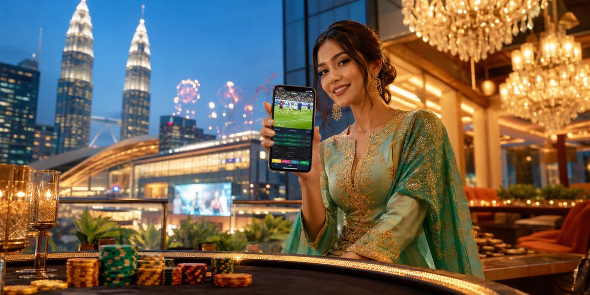 Pengguna di Kuala Lumpur mengakses pertaruhan sukan langsung 226 semasa perayaan Hari Raya