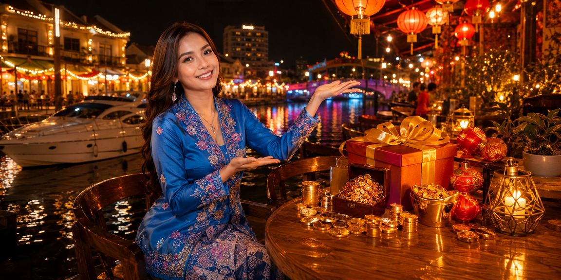 Pengguna berbaju kurung di Melaka membuat deposit bonus untuk kasino dalam talian 226